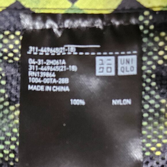 UNIQLO x Marni Packable Jacket Anorak XL Outdoor Athletic Casual Green Check - Picture 6 of 11